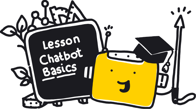 Learn more about chat bots - illustration
