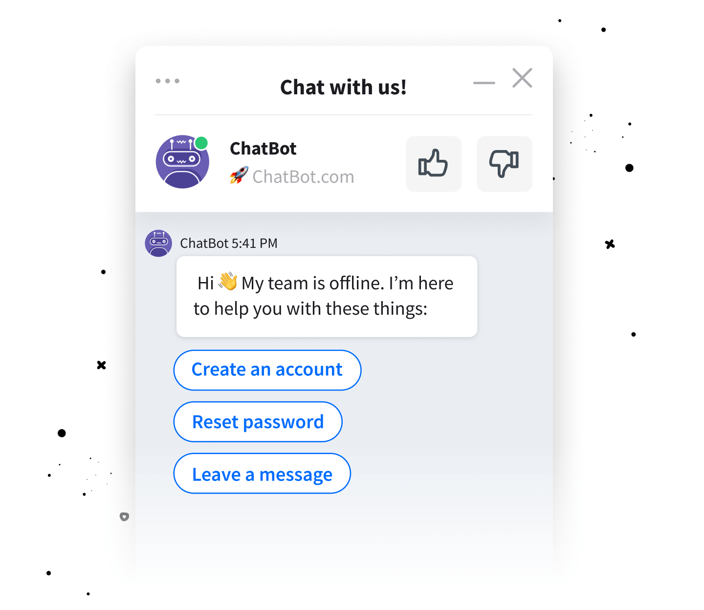 After hours chat bot for LiveChat integration