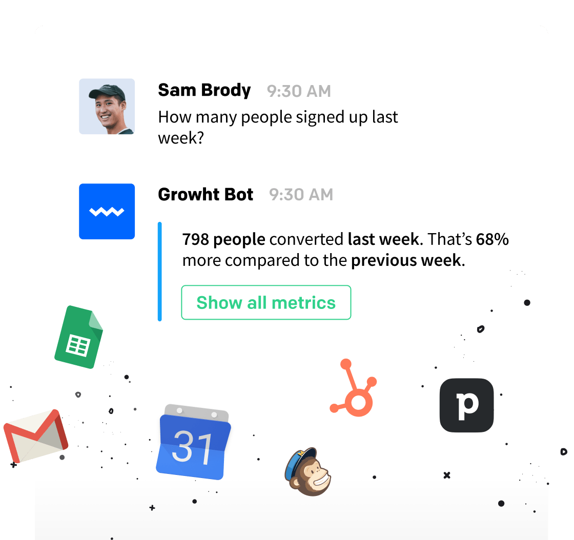 Connect your Slack ChatBot with your favorite tools