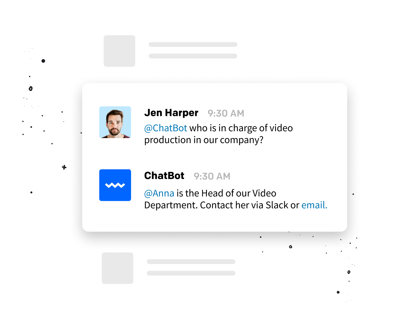 Mentioning chat bot on Slack